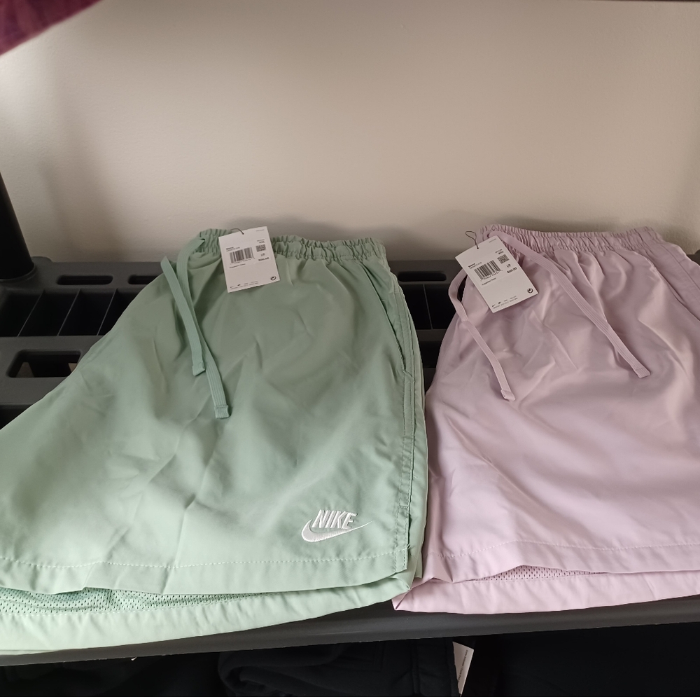 Nike Sportswear Woven Lined Flow Shorts Bundle (2). Brand New. Mens Size: XXL.